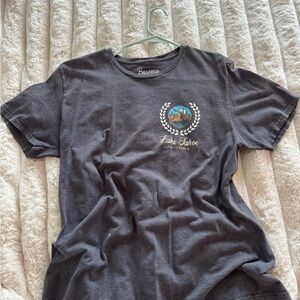 Gray Lake Tahoe Graphic T-Shirt